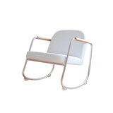 ChandeliersDecor.com-Sofa Chairs and Stools-Metal Minimalist Rocking Lounge Chair - Modern Style