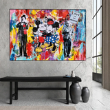 ChandeliersDecor.com-Wall Posters-Mickey and Minnie Love - Love is the Answer Wall Art