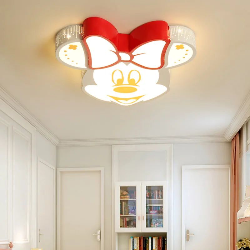 ChandeliersDecor.com-Kids Room Nursery Lighting-Mickey Ceiling Light for Girls Room Decor