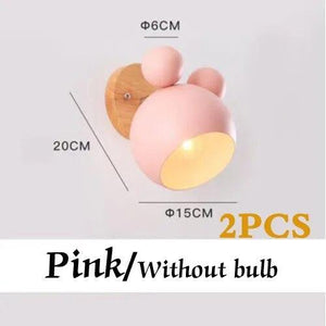 ChandeliersDecor.com-Kids Room Nursery Lighting-Mickey Wall Light for Kids Room