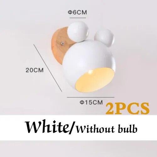 ChandeliersDecor.com-Kids Room Nursery Lighting-Mickey Wall Light for Kids Room