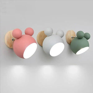 ChandeliersDecor.com-Kids Room Nursery Lighting-Mickey Wall Light for Kids Room