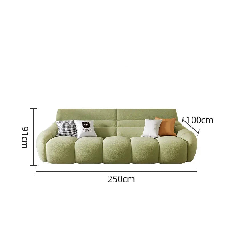 ChandeliersDecor.com-Sofa Set-Mid Century Lazy Couch Sofa Set