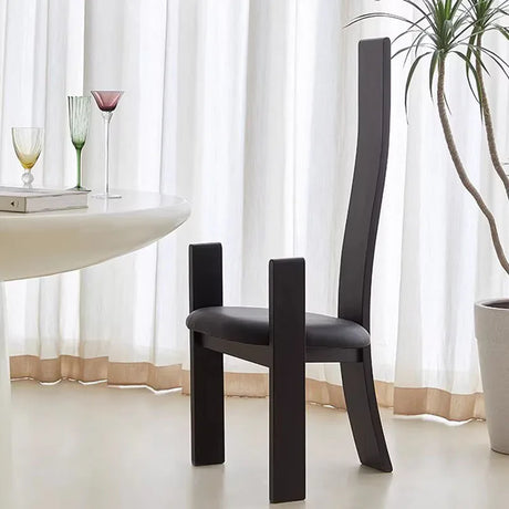 ChandeliersDecor.com-Dining Chairs-Mid Century Minimalist Wooden Dining Chair