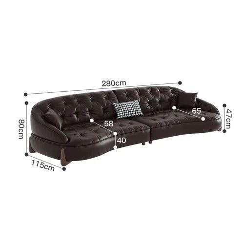 ChandeliersDecor.com-Sofa Set-Mid Century Vintage Split Sofa Set