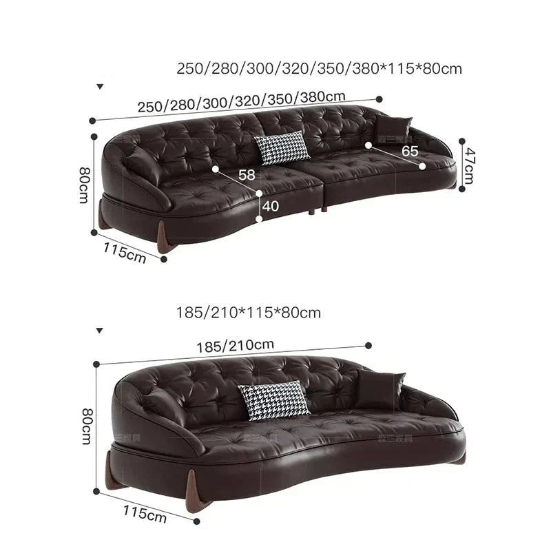 ChandeliersDecor.com-Sofa Set-Mid Century Vintage Split Sofa Set