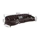 ChandeliersDecor.com-Sofa Set-Mid Century Vintage Split Sofa Set