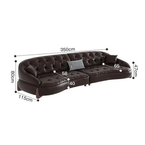 ChandeliersDecor.com-Sofa Set-Mid Century Vintage Split Sofa Set