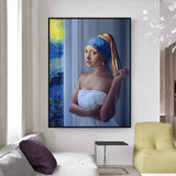 ChandeliersDecor.com-Wall Posters-Milkmaid Canvas Wall Art: Exquisite and Unique Masterpiece