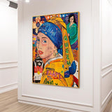 ChandeliersDecor.com-Wall Posters-Milkmaid Graffiti Wall Art: Bold and Unique Decor