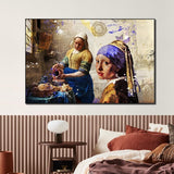 ChandeliersDecor.com-Wall Posters-Milkmaid Poster: Beautiful Artwork for Art Enthusiasts