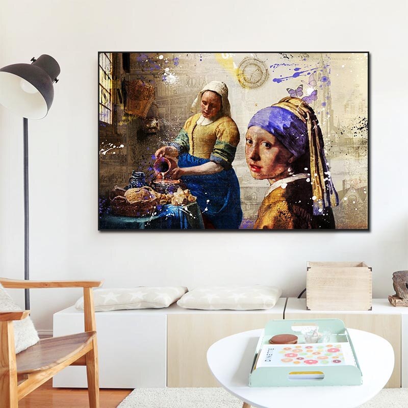 ChandeliersDecor.com-Wall Posters-Milkmaid Poster: Beautiful Artwork for Art Enthusiasts