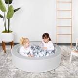 ChandeliersDecor.com-Playpen and Ball Pits-Milliard Ball Pit Professional Quality for Toddlers and Baby (Grey and White)