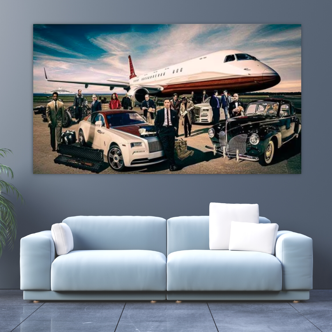 ChandeliersDecor.com-Godfather Wall Art-Millionaire Gang - Godfather Scarface Poster