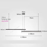 ChandeliersDecor.com-Kitchen Island-Minimalist Aluminium LED Bar Light