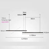 ChandeliersDecor.com-Kitchen Island-Minimalist Aluminium LED Bar Light