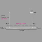 ChandeliersDecor.com-Kitchen Island-Minimalist Aluminium LED Bar Light