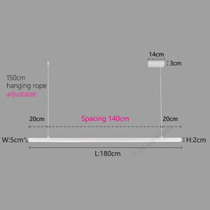 ChandeliersDecor.com-Kitchen Island-Minimalist Aluminium LED Bar Light