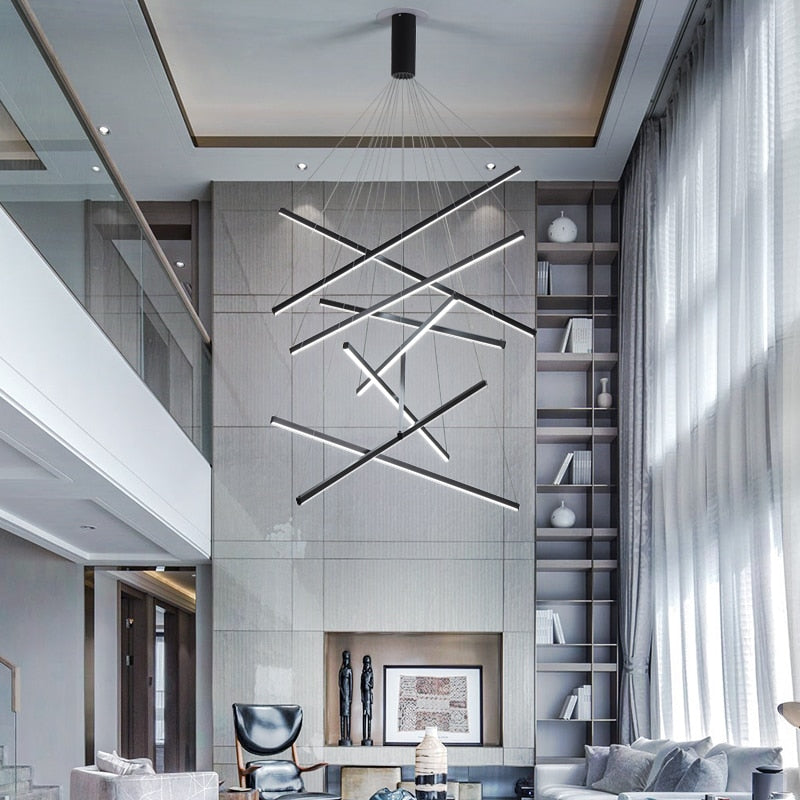 ChandeliersDecor.com-Chandeliers-Minimalist Chandelier Bars : Elegant Lighting Fixture