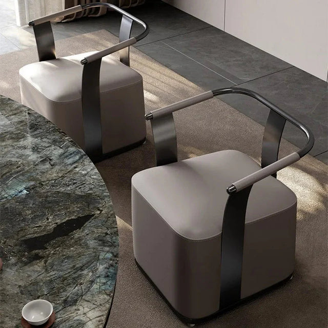 ChandeliersDecor.com-Bar Stools-Minimalist Designer Single Chair Light Luxury