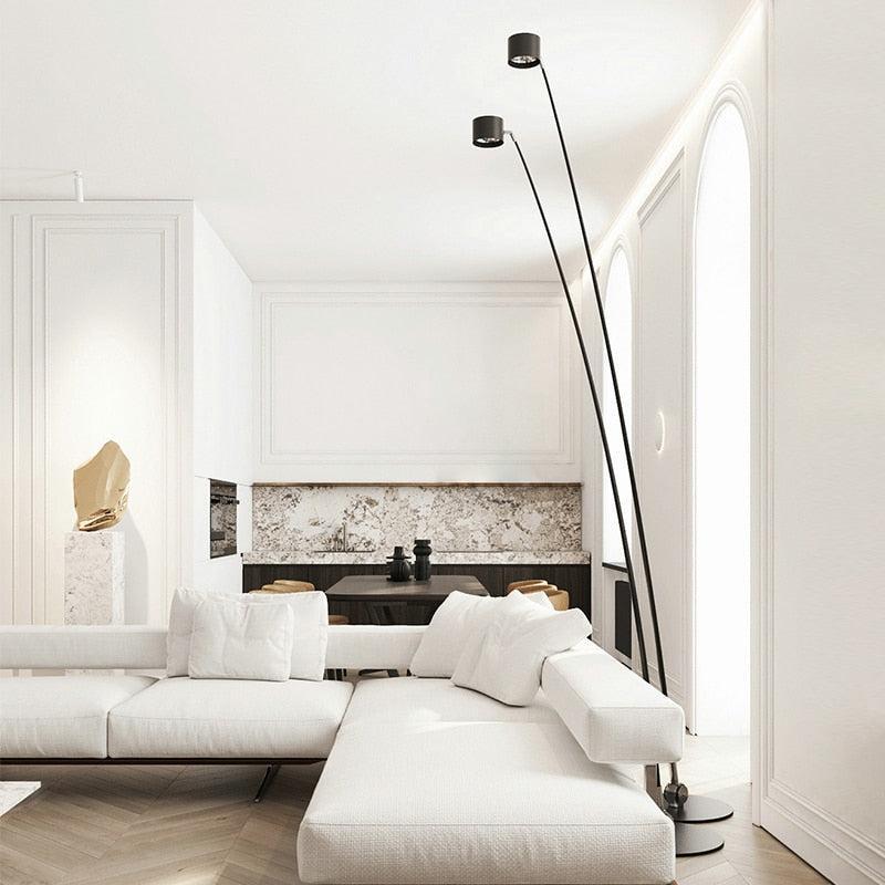 ChandeliersDecor.com-Floor Lamp-Minimalist Long Pole Floor Lamp: Sleek and Stylish Lighting