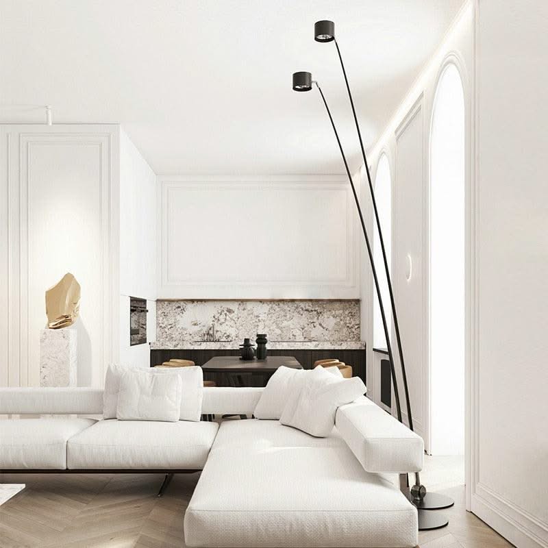ChandeliersDecor.com-Floor Lamp-Minimalist Long Pole Floor Lamp: Sleek and Stylish Lighting