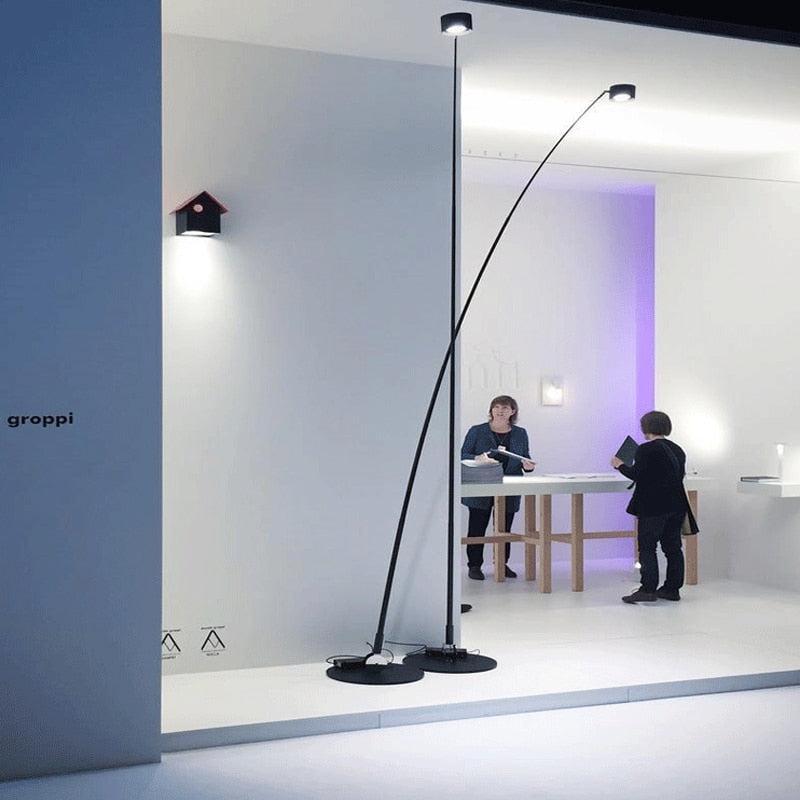 ChandeliersDecor.com-Floor Lamp-Minimalist Long Pole Floor Lamp: Sleek and Stylish Lighting