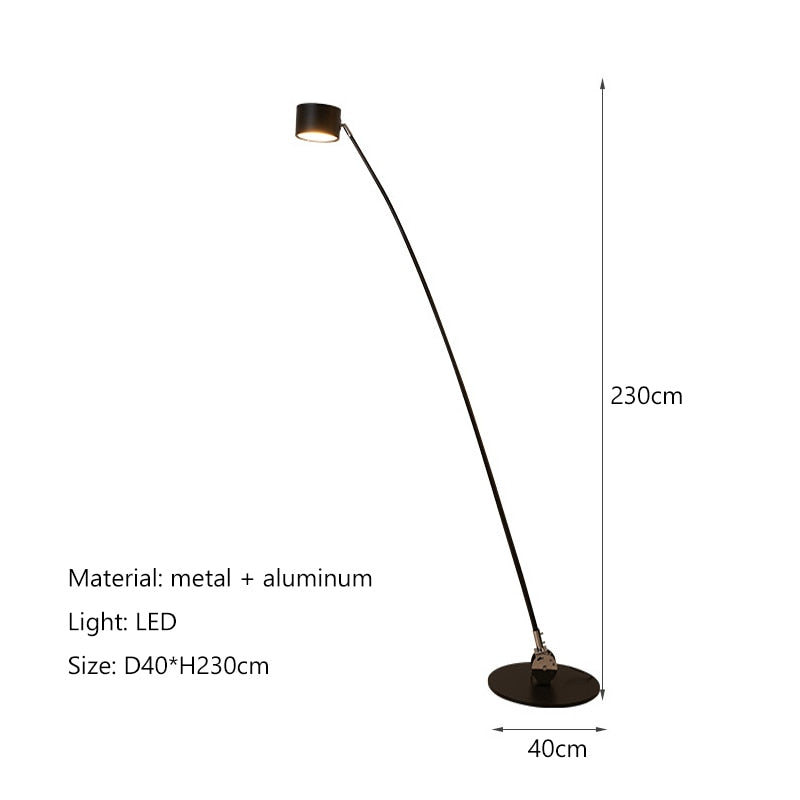ChandeliersDecor.com-Floor Lamp-Minimalist Long Pole Floor Lamp: Sleek and Stylish Lighting