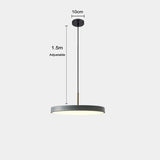 ChandeliersDecor.com-Pendant Lights-Minimalist Metal Plate Asteria Pendant Hanging Light