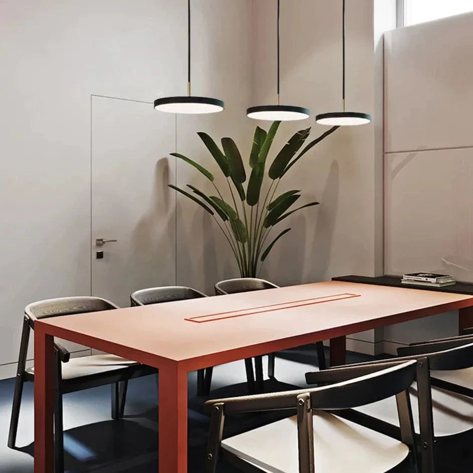 ChandeliersDecor.com-Pendant Lights-Minimalist Metal Plate Asteria Pendant Hanging Light