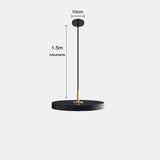 ChandeliersDecor.com-Pendant Lights-Minimalist Metal Plate Asteria Pendant Hanging Light