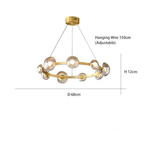 ChandeliersDecor.com-Chandeliers-Minimalist Pendant Chandelier: Modern Lighting Solution