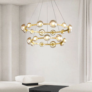 ChandeliersDecor.com-Chandeliers-Minimalist Pendant Chandelier: Modern Lighting Solution