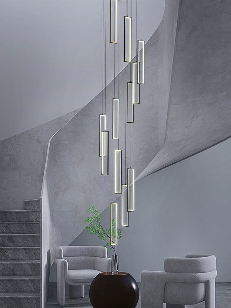 Minimalist Staircase Chandeliers - Elevate Your Space-ChandeliersDecor.com