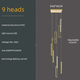 ChandeliersDecor.com-Staircase Chandelier-Minimalist Staircase Chandeliers - Elevate Your Space