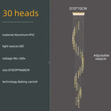 ChandeliersDecor.com-Staircase Chandelier-Minimalist Staircase Chandeliers - Elevate Your Space