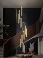 ChandeliersDecor.com-Staircase Chandelier-Minimalist Staircase Chandeliers - Elevate Your Space