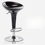ChandeliersDecor.com-Bar Stools-Minimalist Swivel Simple Back Bar Chair