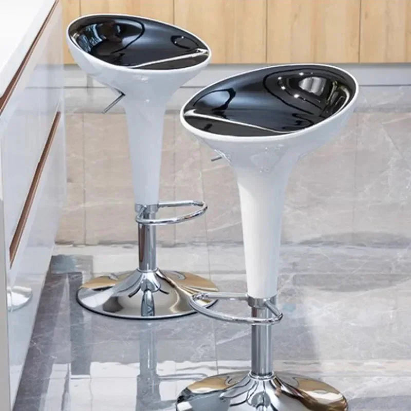 ChandeliersDecor.com-Bar Stools-Minimalist Swivel Simple Back Bar Chair