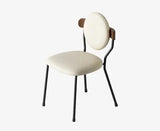 ChandeliersDecor.com-Dining Chairs-Minimalist Wrought Accent Dining Chair