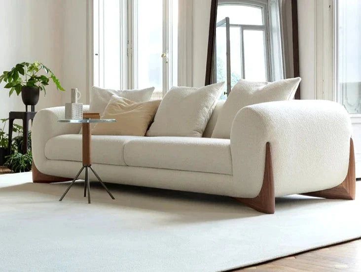ChandeliersDecor.com-Sofa Set-Minimalist XXL Wood Arches Sofa Set