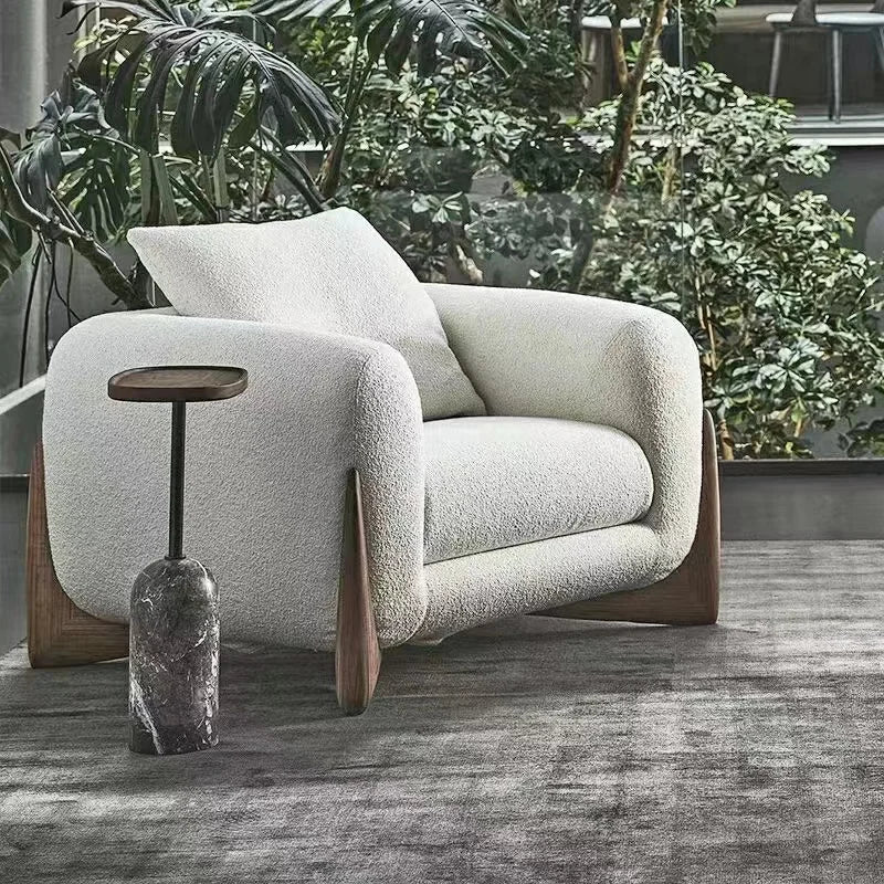 ChandeliersDecor.com-Sofa Set-Minimalist XXL Wood Arches Sofa Set