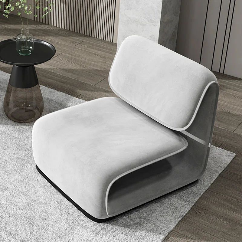 ChandeliersDecor.com-Sofa Chairs and Stools-Minimalistic Fluffy Sofa Chair – Exquisite Blend