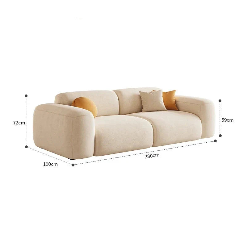 ChandeliersDecor.com-Sofa Set-Minimalistic Relaxing Lounge Sofa Set