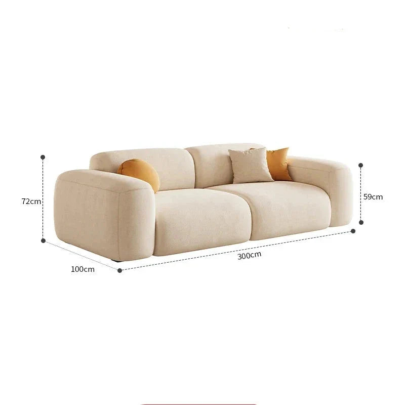 ChandeliersDecor.com-Sofa Set-Minimalistic Relaxing Lounge Sofa Set