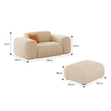 ChandeliersDecor.com-Sofa Set-Minimalistic Relaxing Lounge Sofa Set