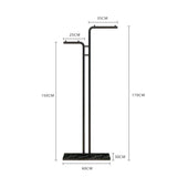 ChandeliersDecor.com-Drying Racks & Hangers-Minimalistic Rod Clothes Coat Hanging Rail Rack