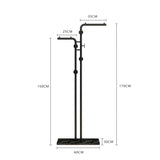 ChandeliersDecor.com-Drying Racks & Hangers-Minimalistic Rod Clothes Coat Hanging Rail Rack
