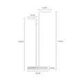 ChandeliersDecor.com-Drying Racks & Hangers-Minimalistic Rod Clothes Coat Hanging Rail Rack