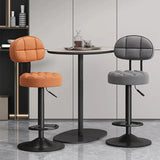 ChandeliersDecor.com-Bar Stools-Minimalistic Swivel Bar Stool Adjustable